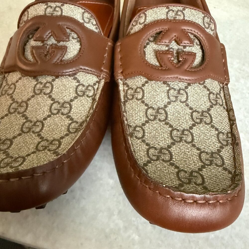 Gucci Men's Driver Shoe Interlocking G 730148 Gucci Uk 8 - Picture 9 of 12